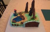 Cumpleaños pastel inspirado por la película "Brave"