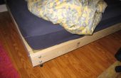 Fuerte y resistente cama de plataforma DIY