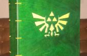 La leyenda de Zelda inspirado carpeta de madera