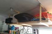 Almacenamiento adicional de la estantería en su garaje
