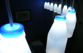 Botellas de leche direccionable (iluminación LED + Arduino)