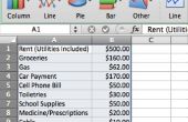 Creación de un presupuesto de la Universidad en Microsoft Excel