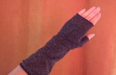 Fácil de coser guantes sin dedos