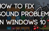 Cómo fijar sonido problema en Windows 10