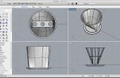 CAD diseño de filtro de café