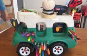 Balanceo herramienta y arte carro de camión de niño