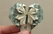 Corazón DIY Origami dinero