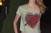 Camiseta del corazón de verano T