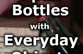 Seis formas para abrir botellas con objetos de uso cotidiano