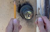 Cómo lubricar una cerradura usando desde un lápiz de grafito