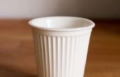 Slip casting tazas de café de porcelana
