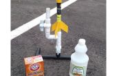Cohete de PVC con vinagre y bicarbonato de sodio combustible