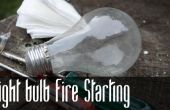 Cómo iniciar un incendio con una bombilla de luz