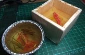 Paperweight resin with 3d fish painting