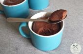 Pastel de taza de chocolate - receta de 2 minutos