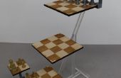 Tablero de ajedrez tridimensional tres