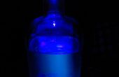 Lámpara fluorescente agua tónica