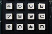 16 teclas teclado descifrar con un MCU AVR