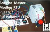 Maestro de Arduino Modbus RTU y PLC Panasonic C14R FPX
