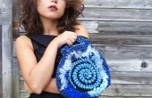 Azul Freeform Crochet embrague