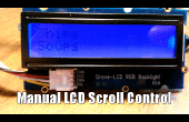 Control de desplazamiento manual de LCD