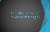 Diseños creativos de Microsoft PowerPoint. 