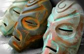 Cold Metal Casting and Patina on Skyrim Dragon Priest Masks