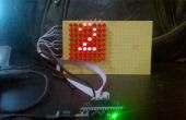 LED pantalla de matriz de fila columna análisis mediante arduino