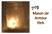 Tutorial: Armour Etch Mason Jar vela