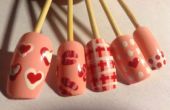 San Valentín uñas 5 maneras! 