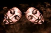 Máscara de Guy Fawkes (pintura de la cara)