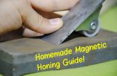 Cómo hacer una guía magnética afila con piedra (de afilar cinceles y planos de la mano) | Herramientas de bricolaje para madera #5