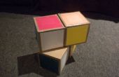 Construir una totalmente funcional 1 x 2 x 2 cubo de Rubik de cartón