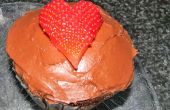 Bomba de fresa Chocolate Cupcakes