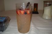 Bebida de frutas tropicales