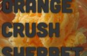 Sorbete de naranja Crush