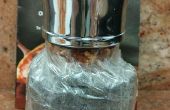 Coctelera de sal/pimienta de vidrio reforzado