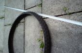 Un neumático de la bicicleta para punción final protección del blindaje. 