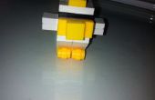 Llavero Minecraft pollo (Lego)