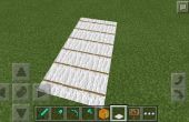 Cómo hacer líneas de alfombras en Minecraft