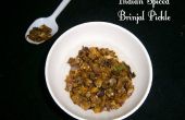 India con especias Pickle Brinjal