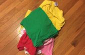 Reutilizar camisetas viejas para hacer en una almohadilla