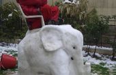 Elefante blanco de nieve