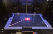 Vidrio de IPad como impresión 3D construir plataforma