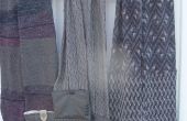 Upcycled suéter bufanda con bolsillos