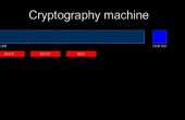Máquina de la criptografía en el proceso de