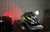 Desplazamientos y camino montando bicicleta casco iluminación solución... 