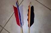 Cómo hacer flechas de bambú