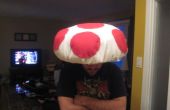 Crear un sombrero de hongo (a la Sapo de Nintendo Super Mario Brothers) con placard basura! 