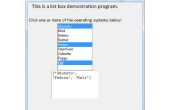 GUI de programación de Python - Demo de cuadro de lista